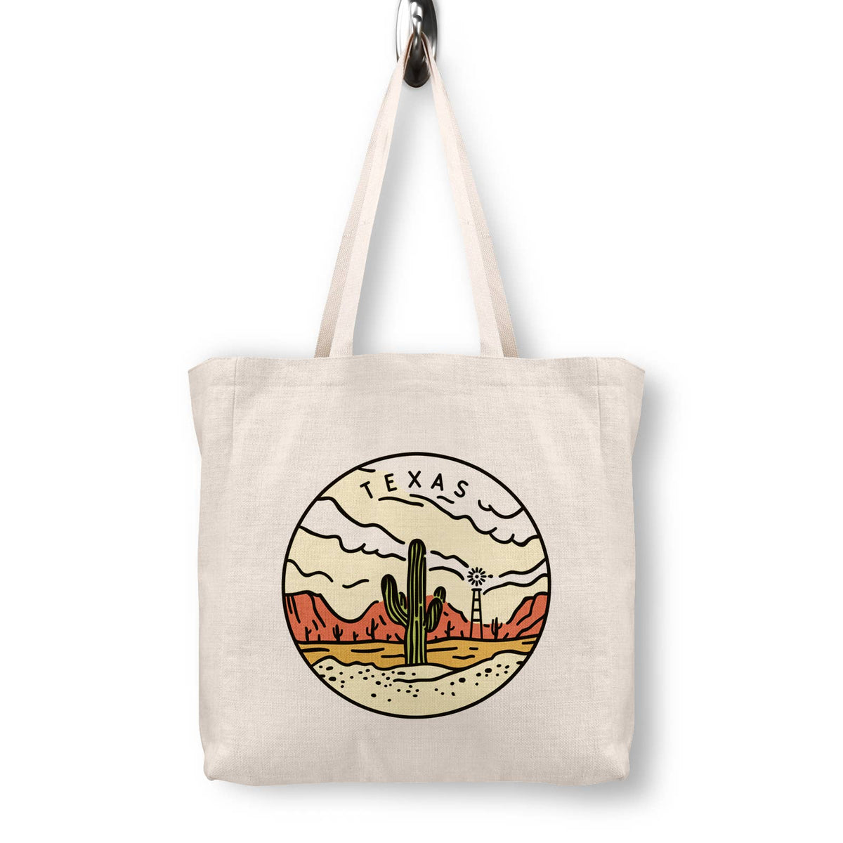 Texas Canvas Tote Bag