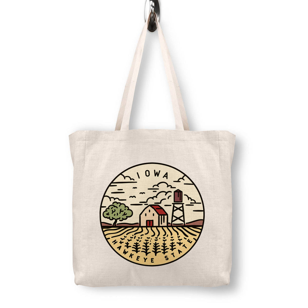 Iowa Canvas Tote Bag