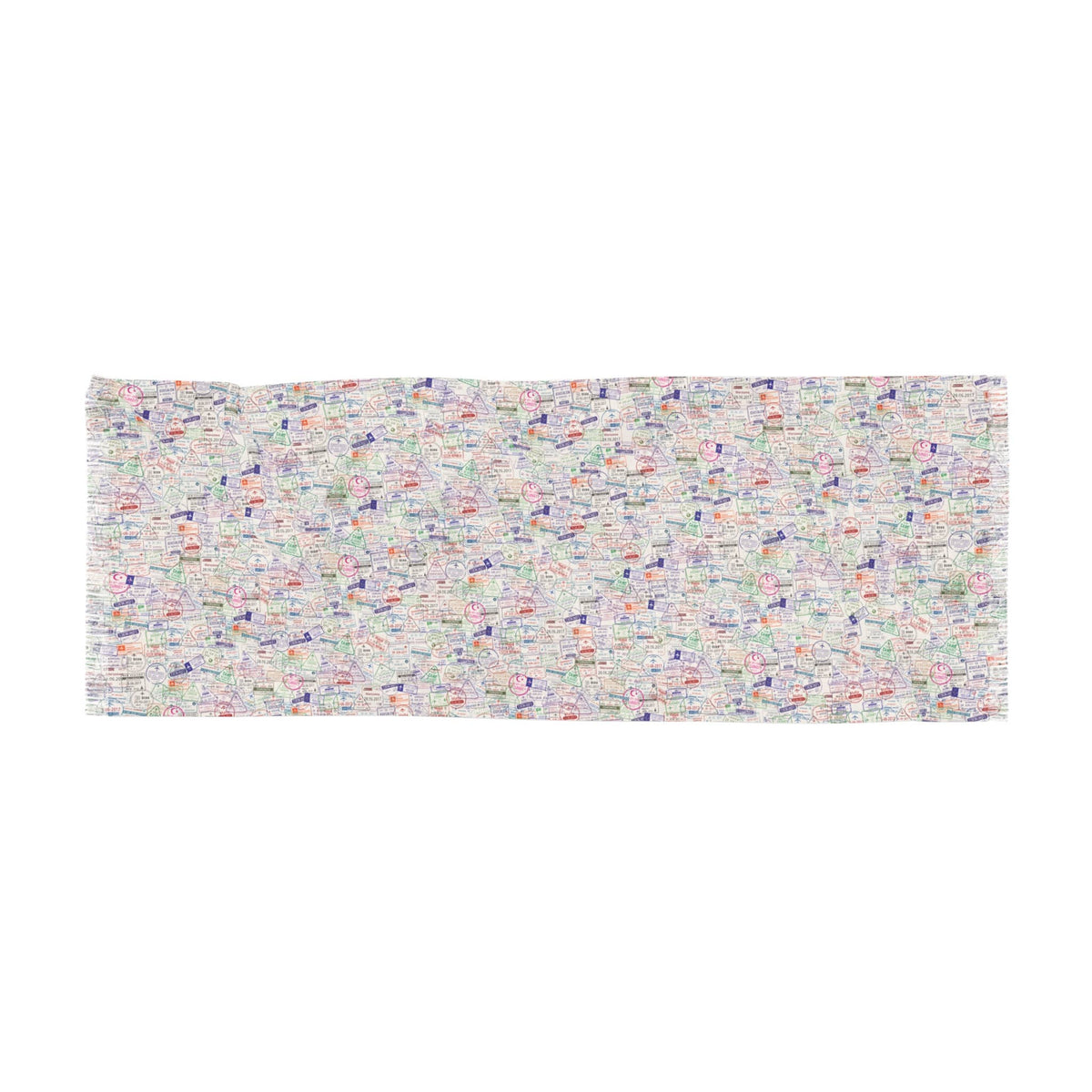 Passport Stamp Travel Scarf view 4