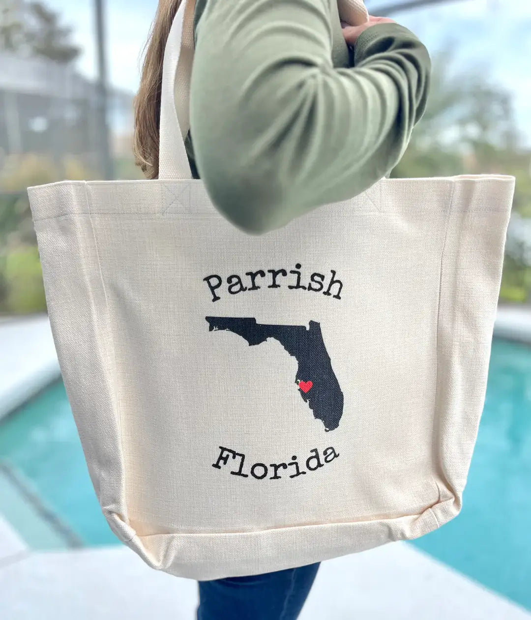 Vintage Santa Christmas canvas tote bag