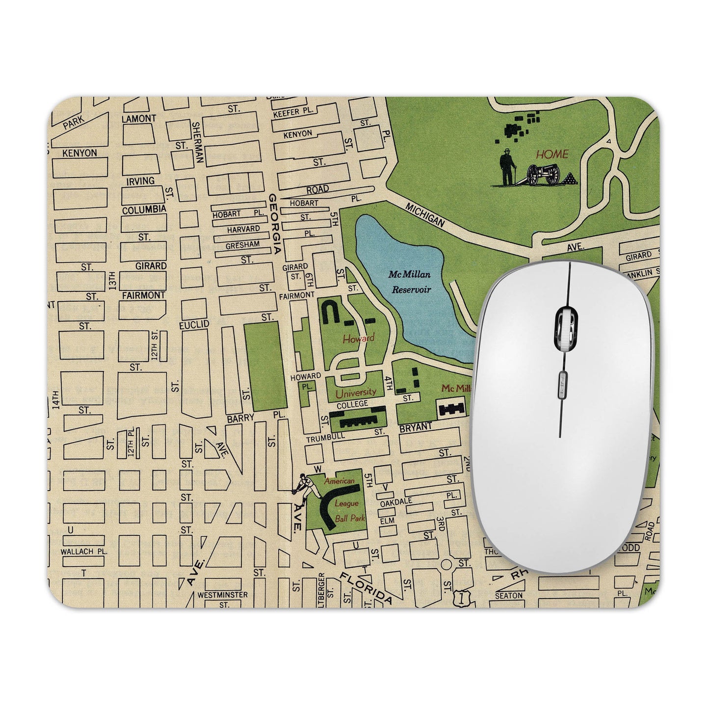 Howard University mousepad