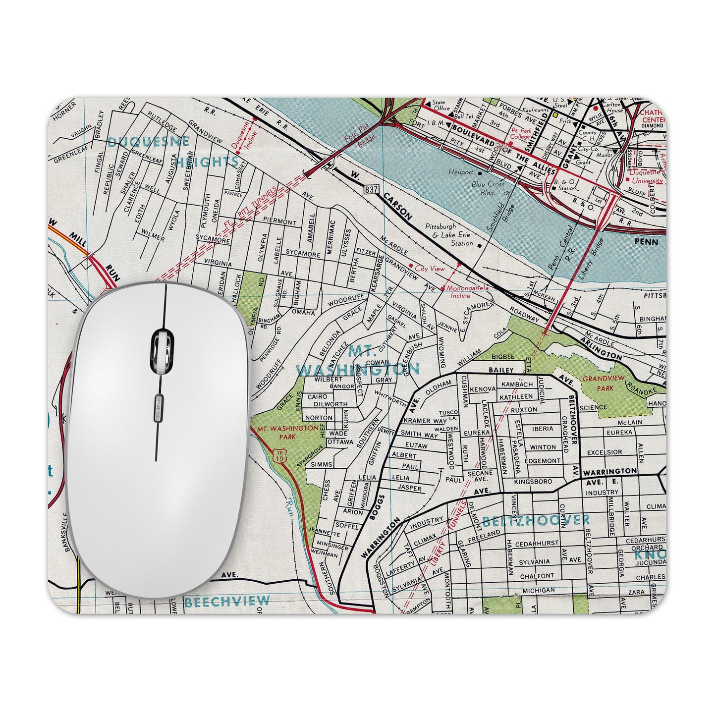 Mt Washington Pittsburgh mousepad