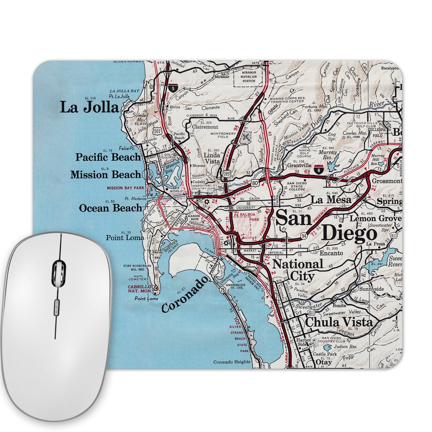 San Diego California mousepad