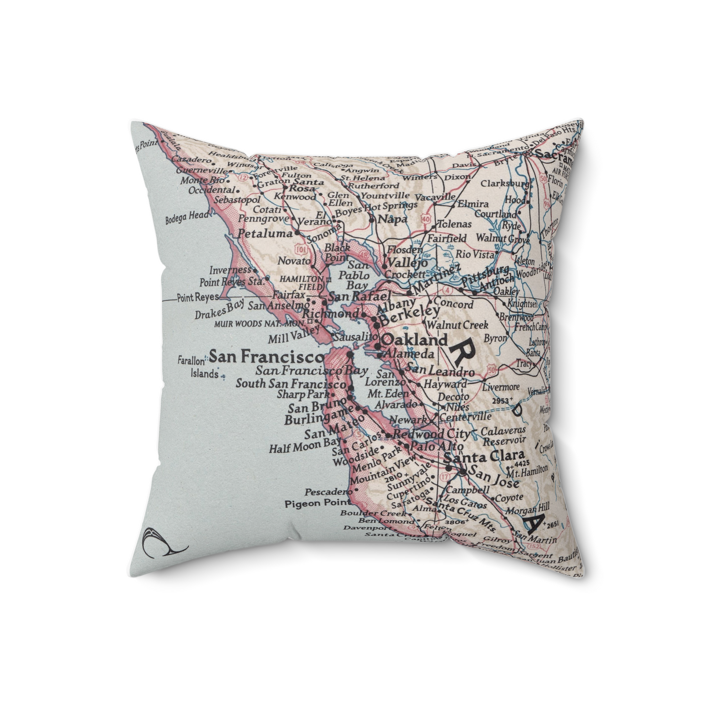 San Francisco California pillow