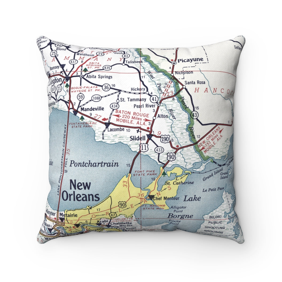 Slidell Louisiana pillow