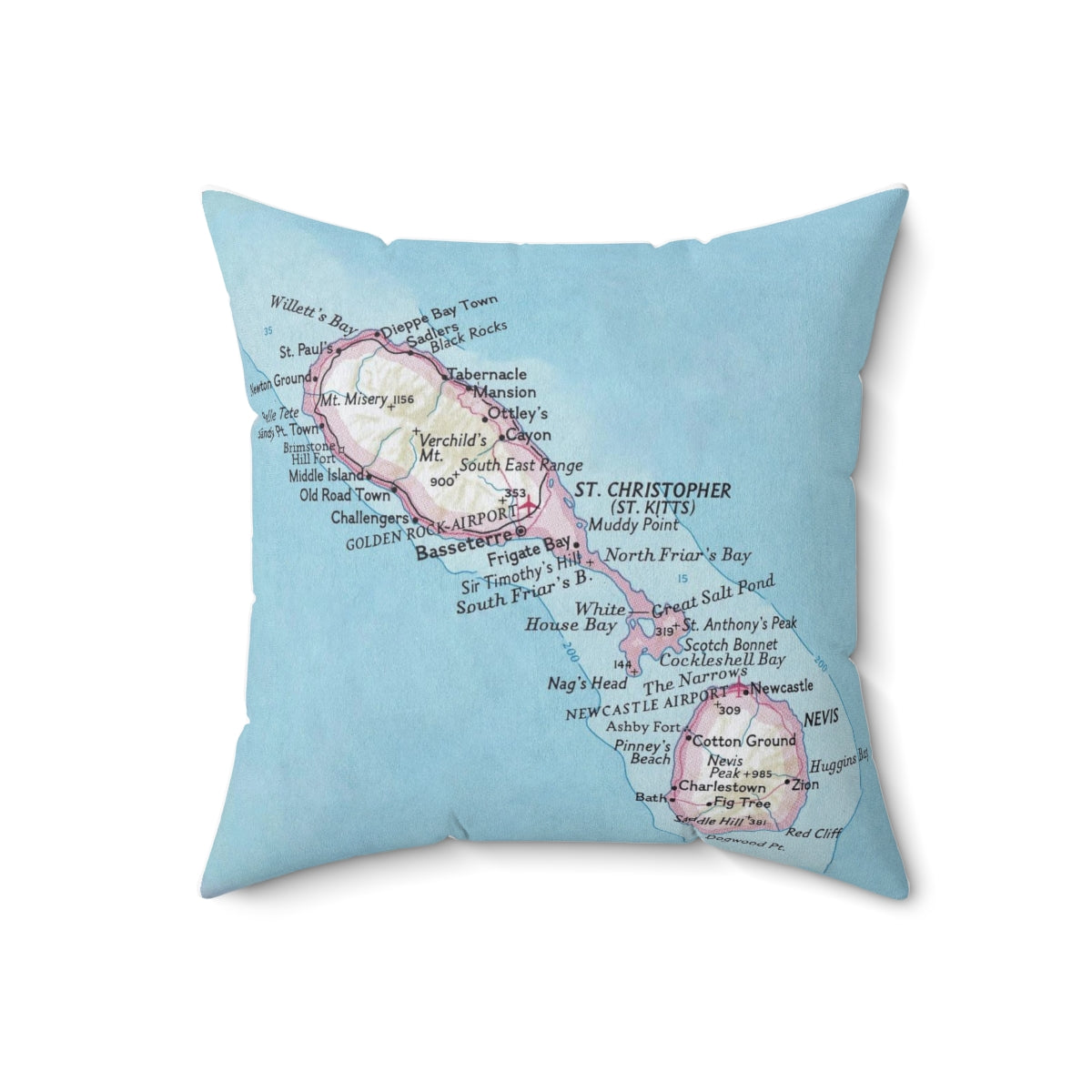 St Kitts and Nevis pillow