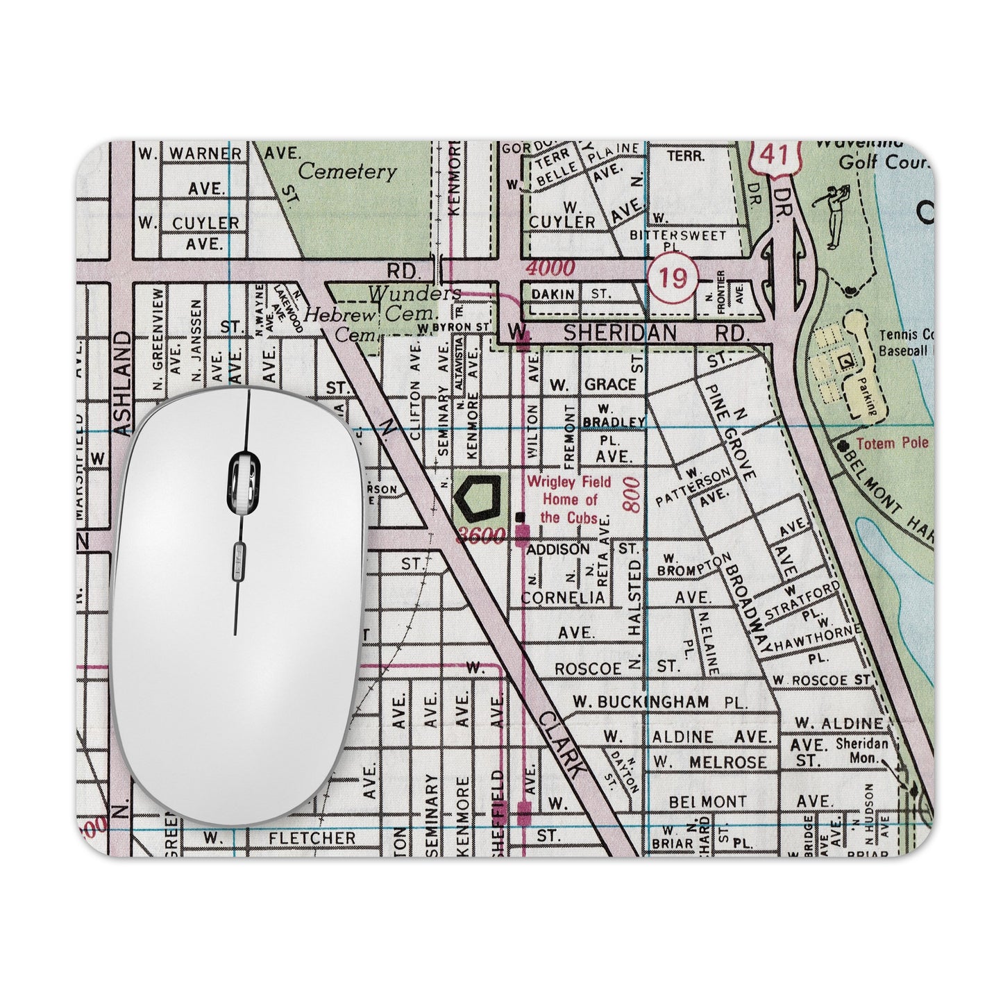 Wrigley Field mousepad
