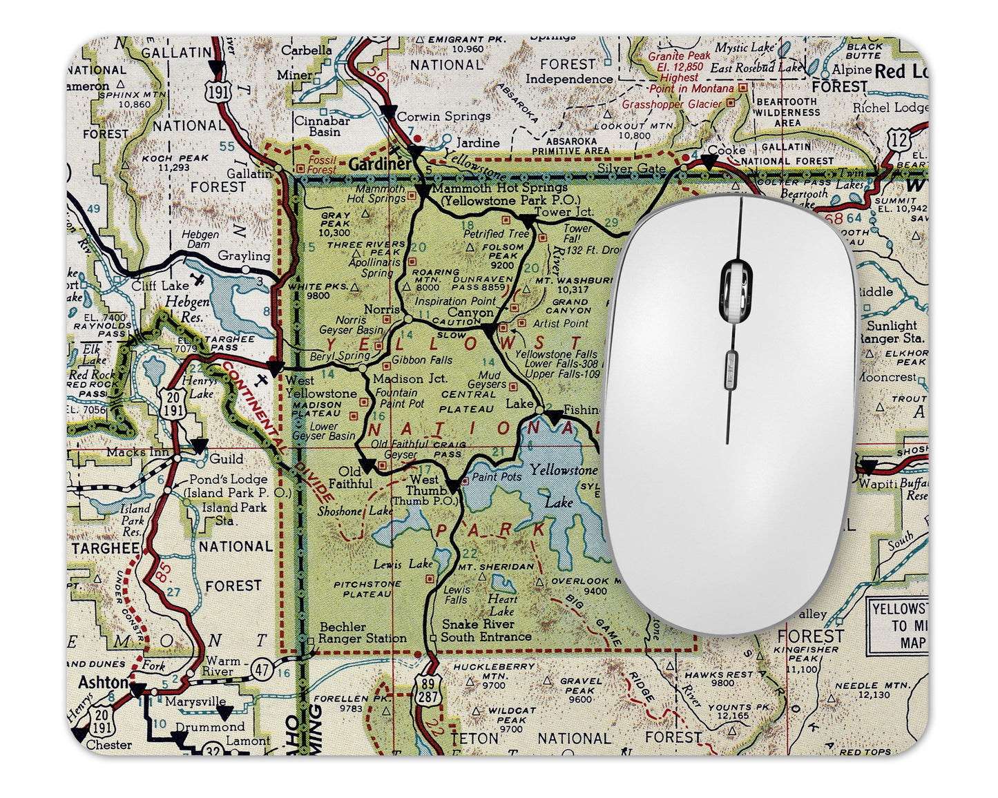Yellowstone National Park mousepad