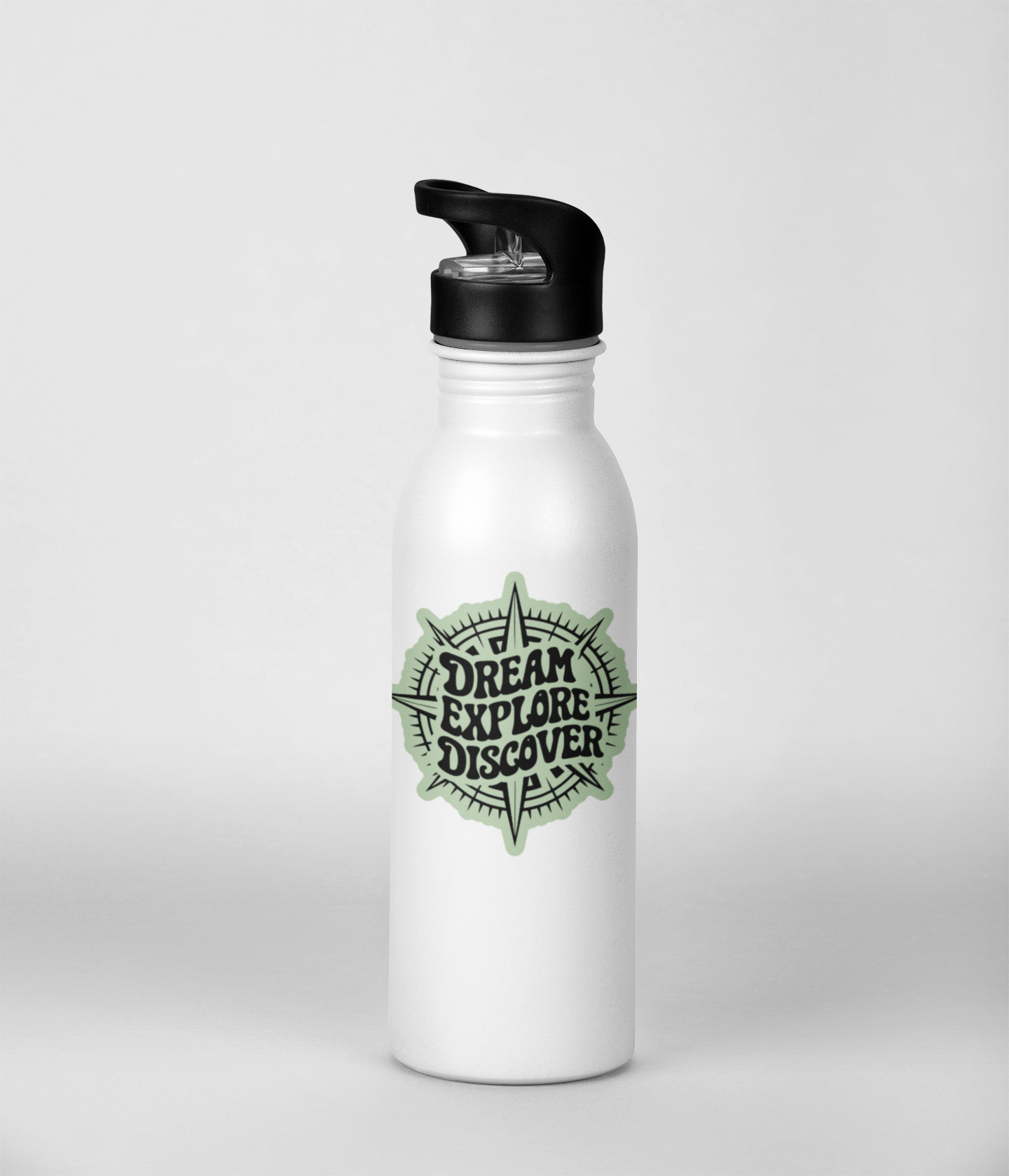 Dream Explore Discover Compass Sticker – Adventure Travel Vinyl Decal