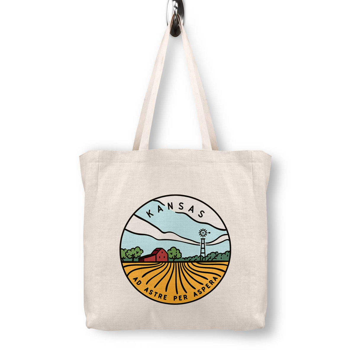 Kansas Canvas Tote Bag