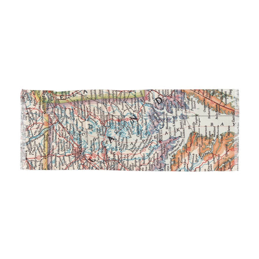 Chesapeake Bay Maryland Map Travel Scarf view 2