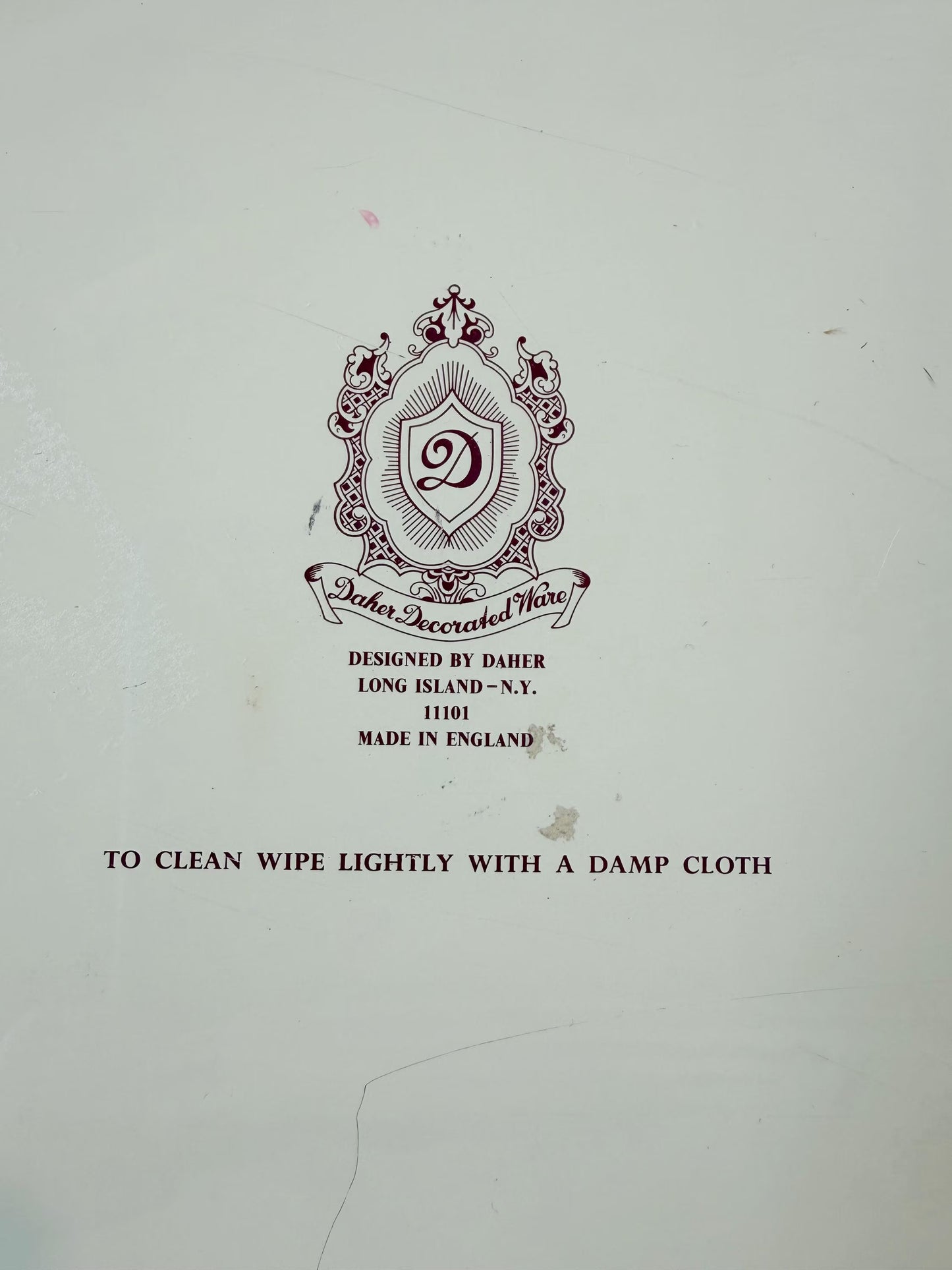 Vintage Daher Metal Tray | Moulin Rouge Paris Scene | French Souvenir Serving Tray