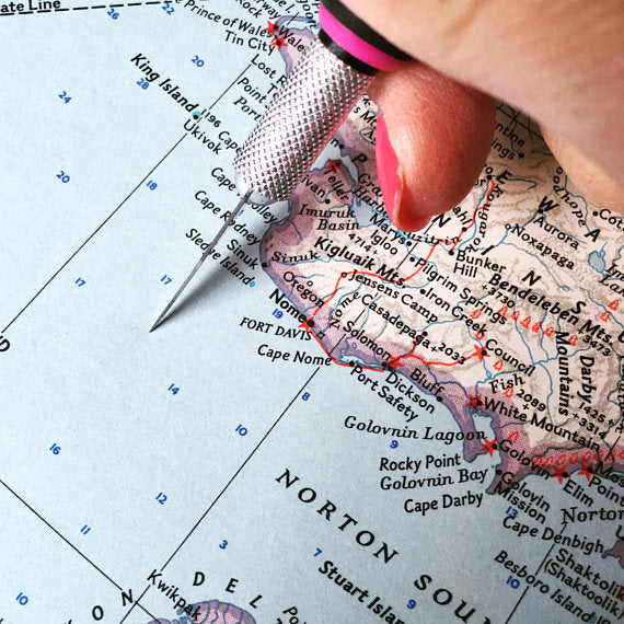 North Dakota Map Lens Cloth | North Dakota Microfiber Glasses Cleaner | Travel Gift
