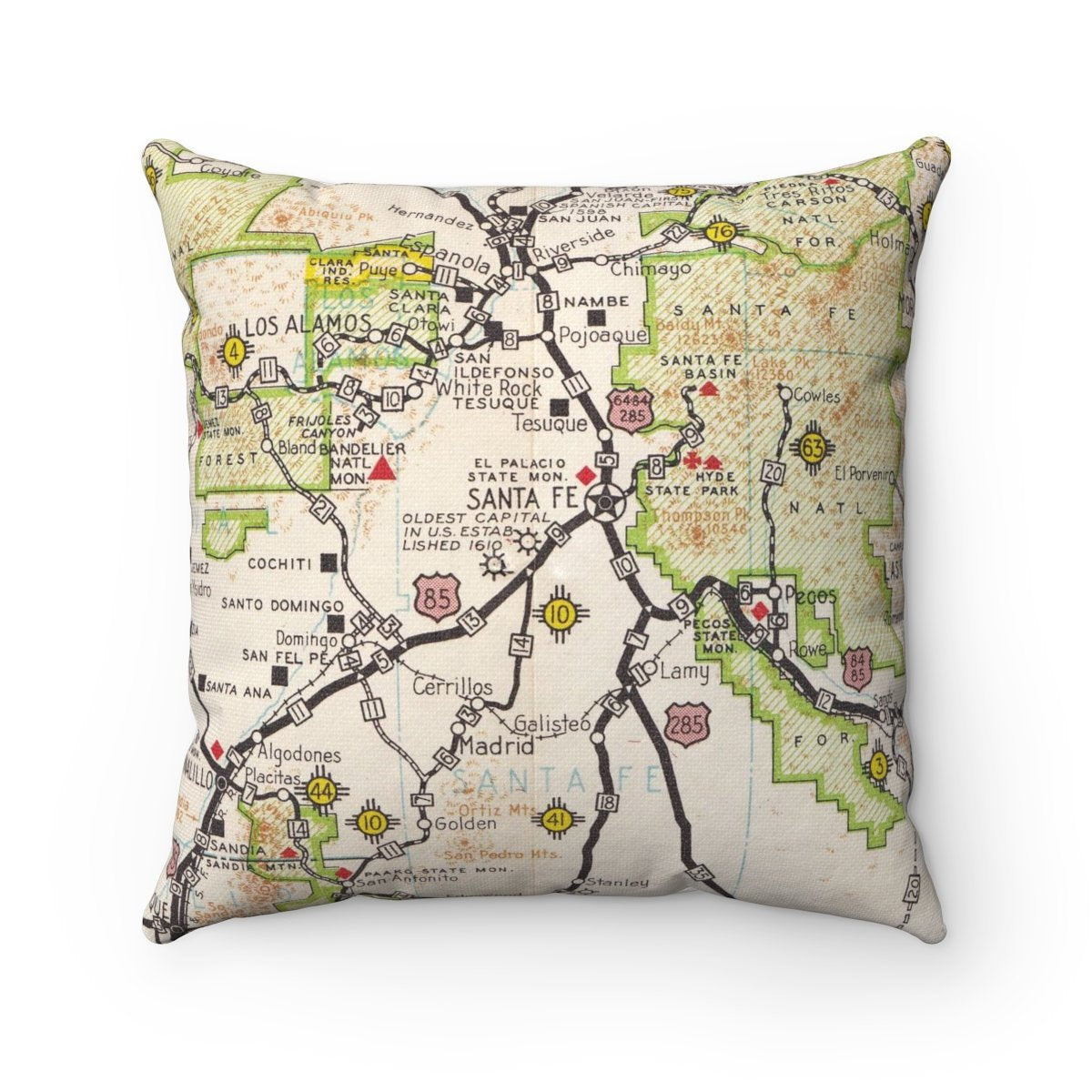 Santa Fe New Mexico pillow