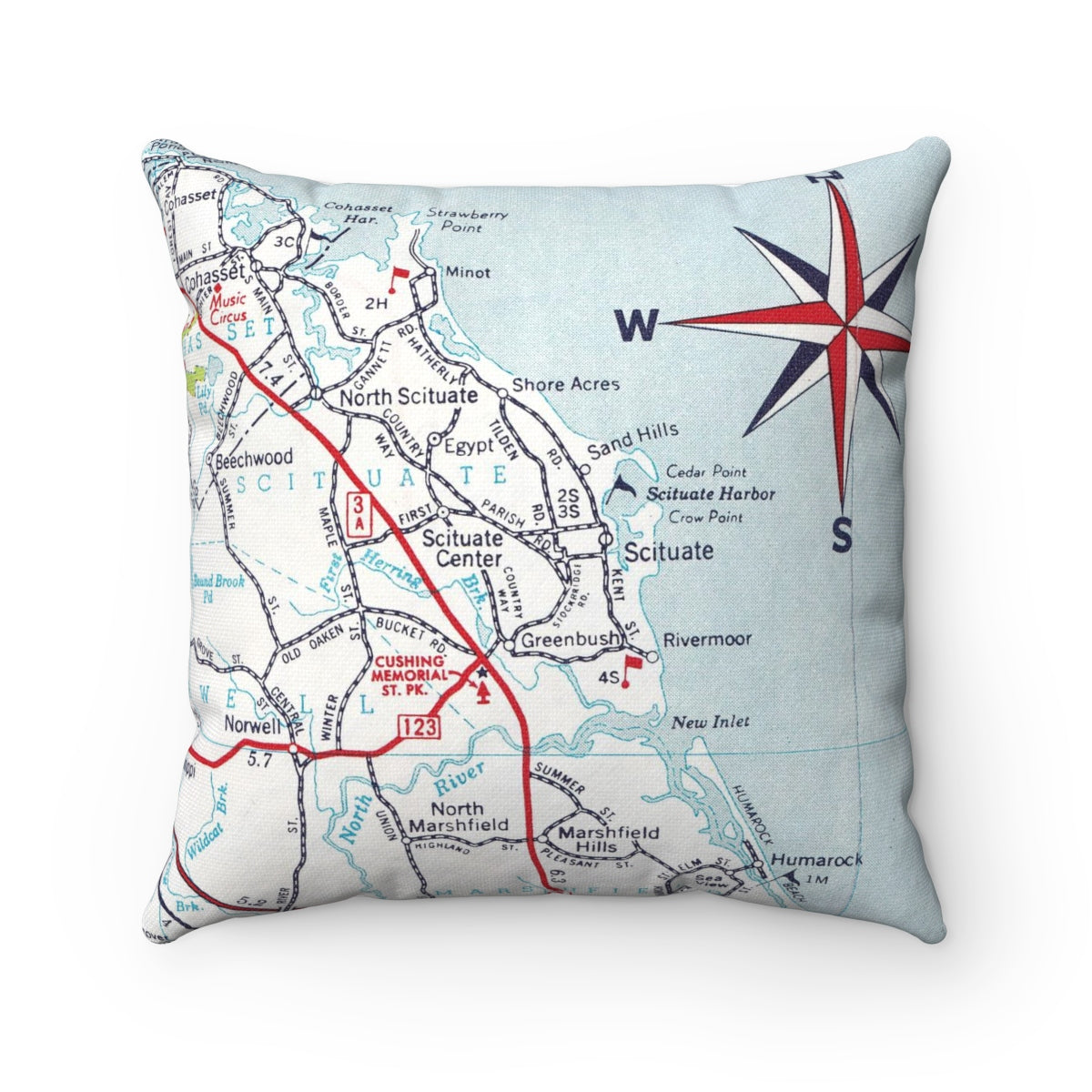 Scituate Massachusetts pillow