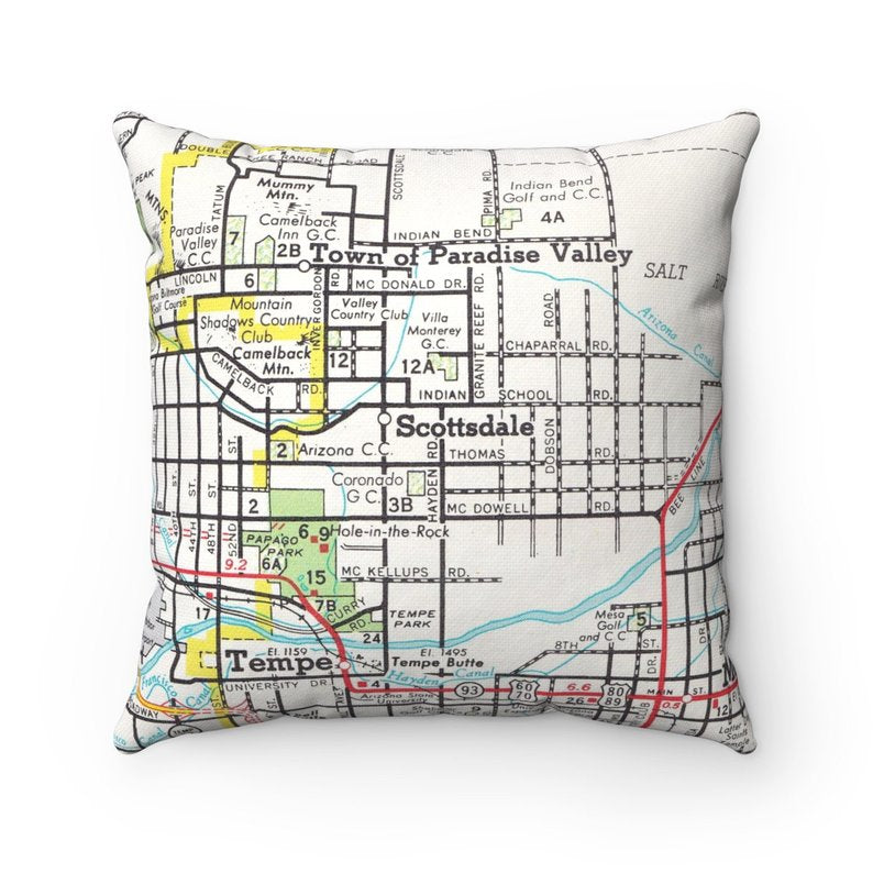 Scottsdale Arizona pillow