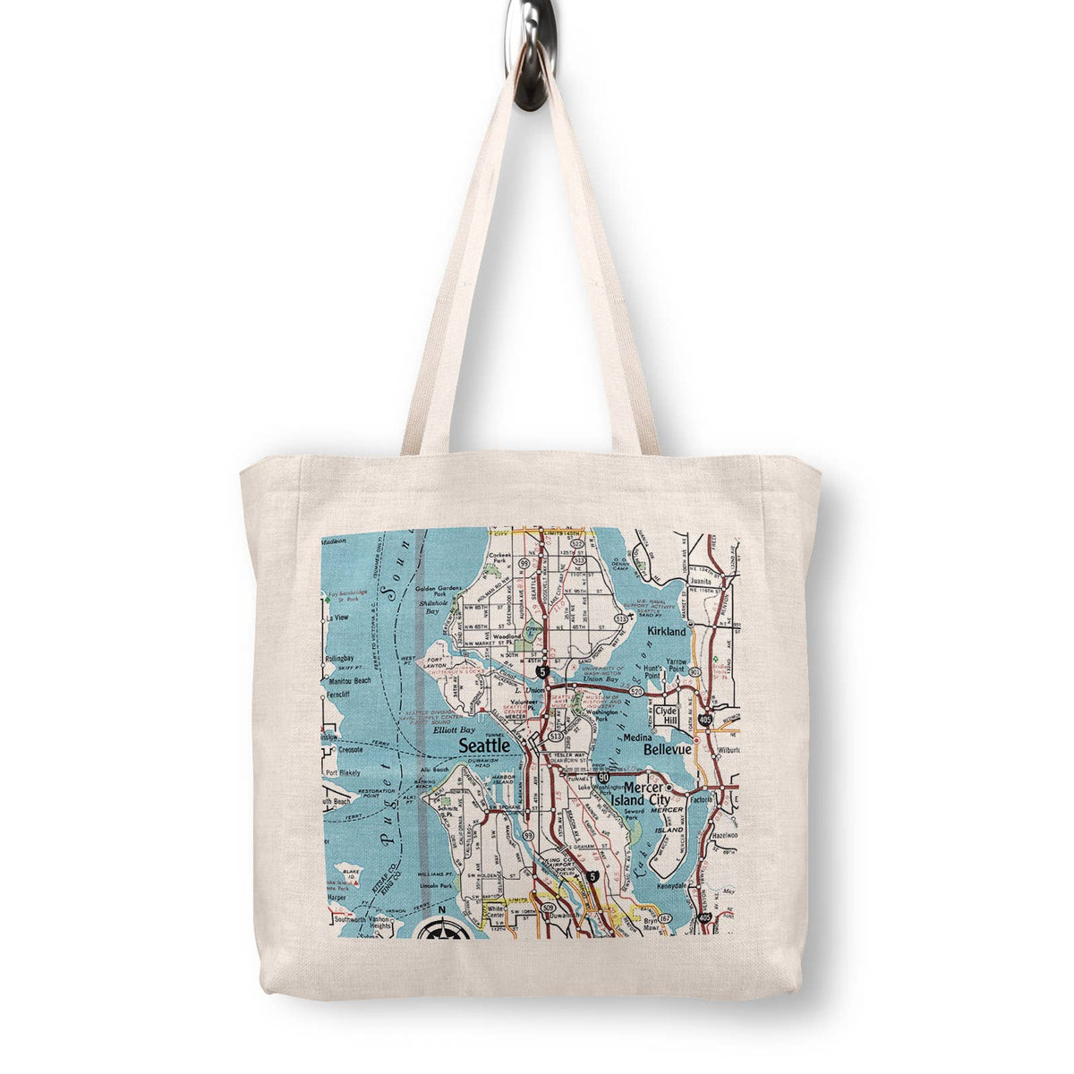 Seattle Washington Canvas Tote Bag