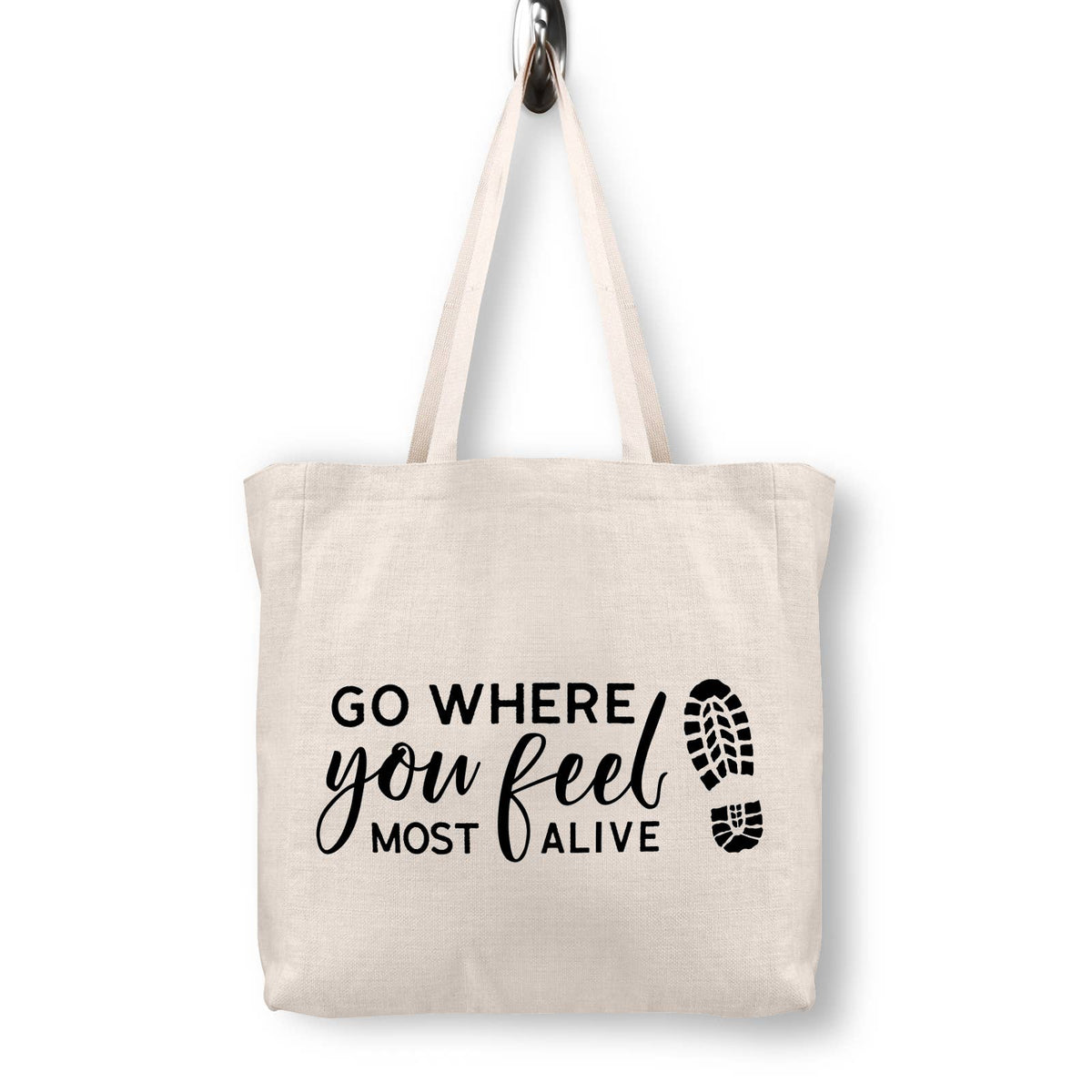 Hiking Canvas Tote Bag