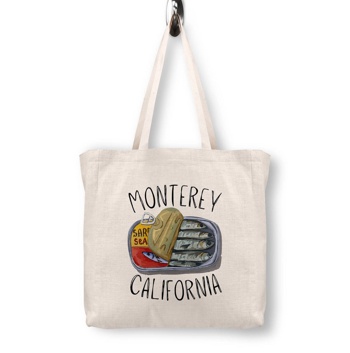 Monterey California Sardines Canvas Tote Bag
