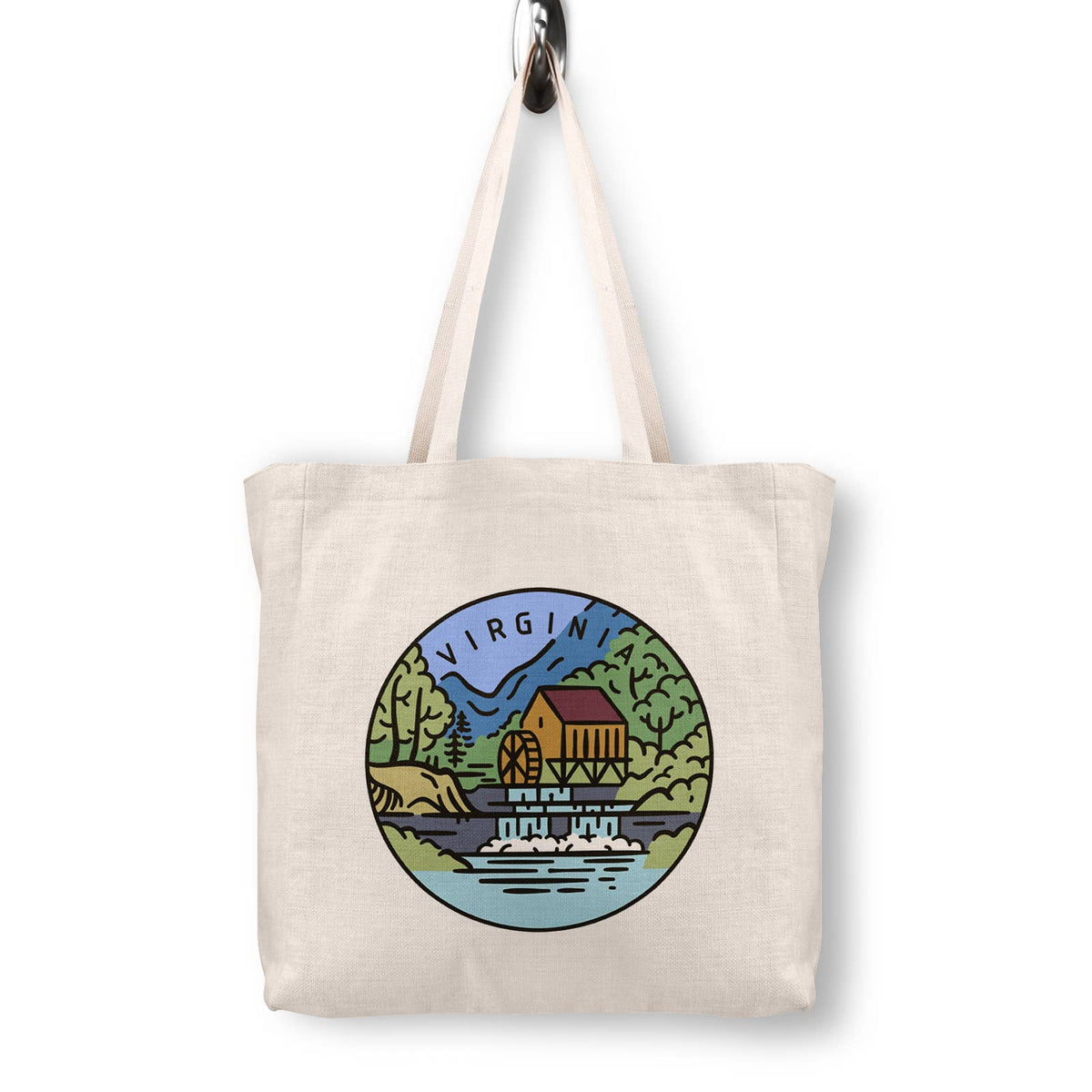 Virginia Canvas Tote Bag