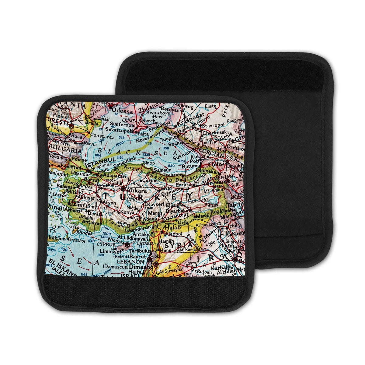 Turkey Map Luggage Tag and Handle Wrap view 3