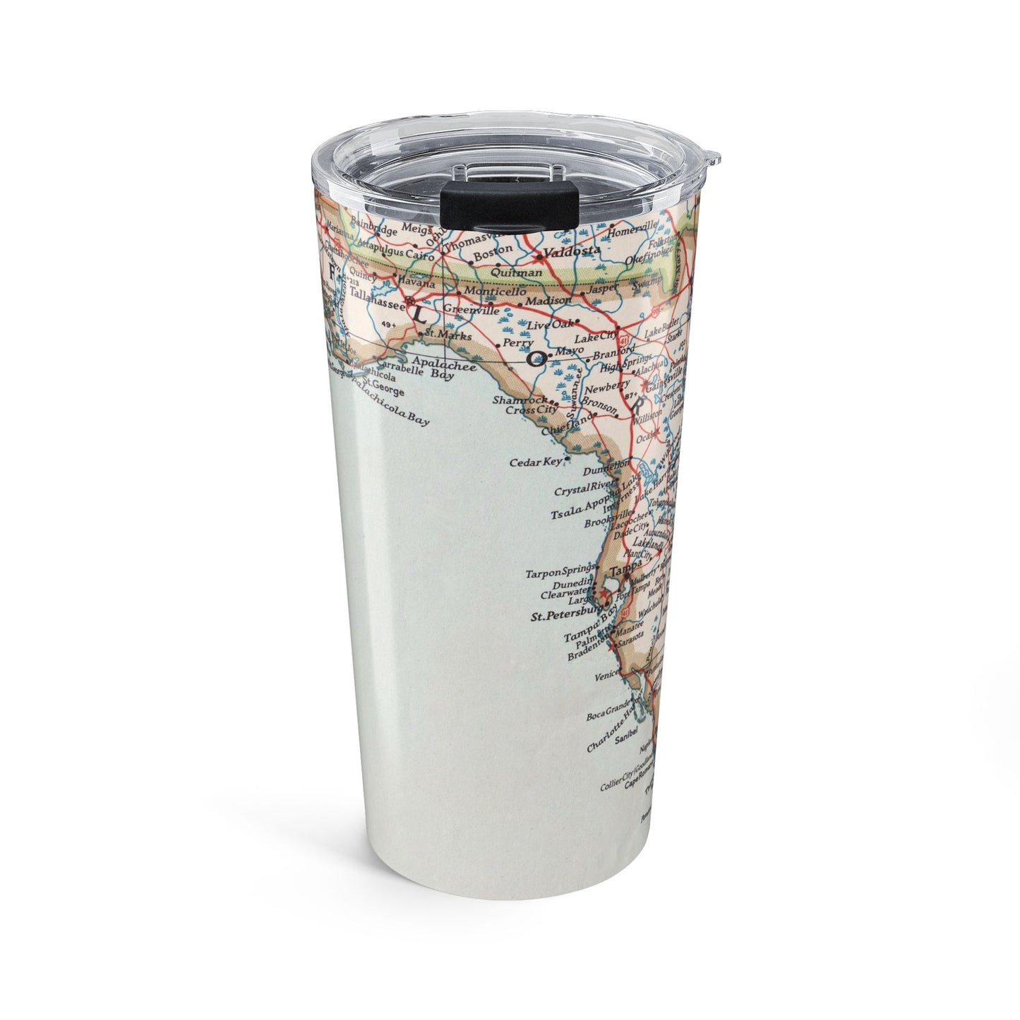 Florida Vintage Map 20oz Insulated Tumbler
