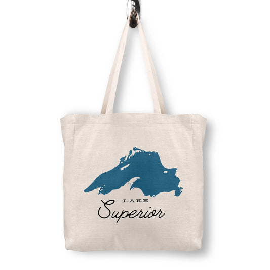 Lake Superior Canvas Tote Bag
