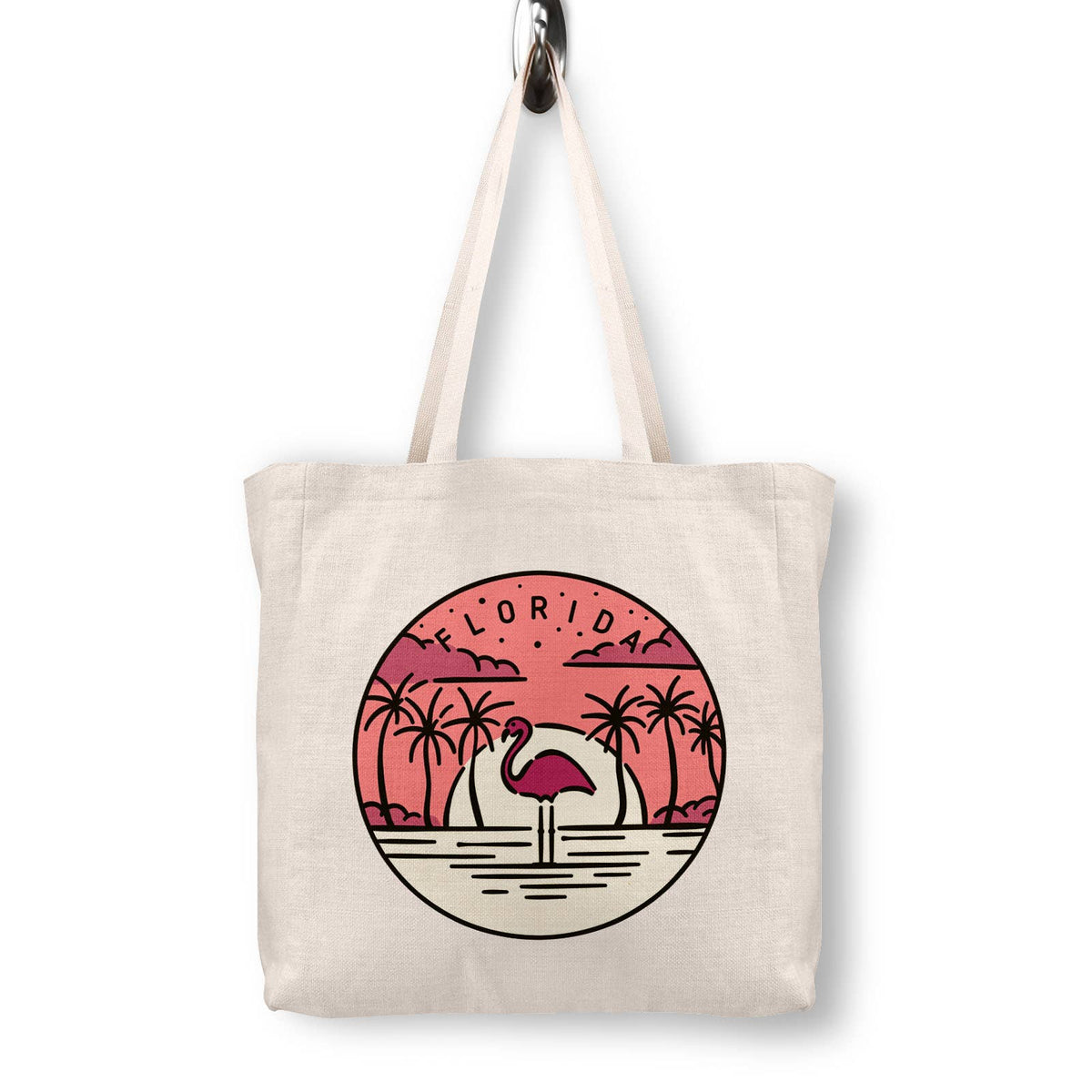 Florida Canvas Tote Bag