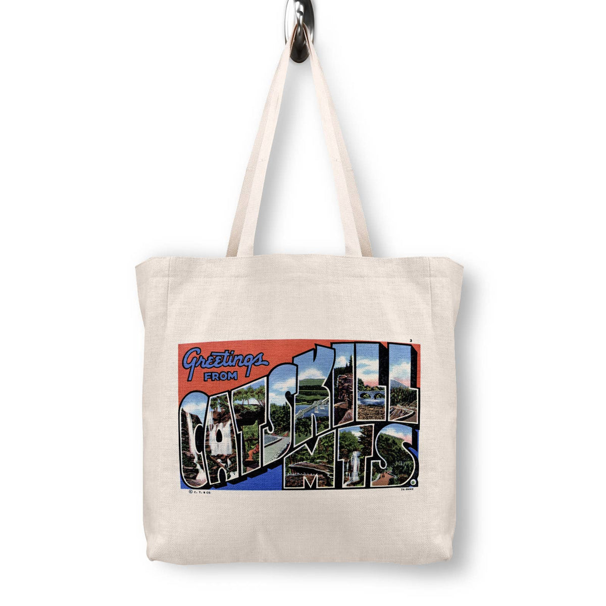 Catskill Mountains New York Vintage Postcard Canvas Tote Bag