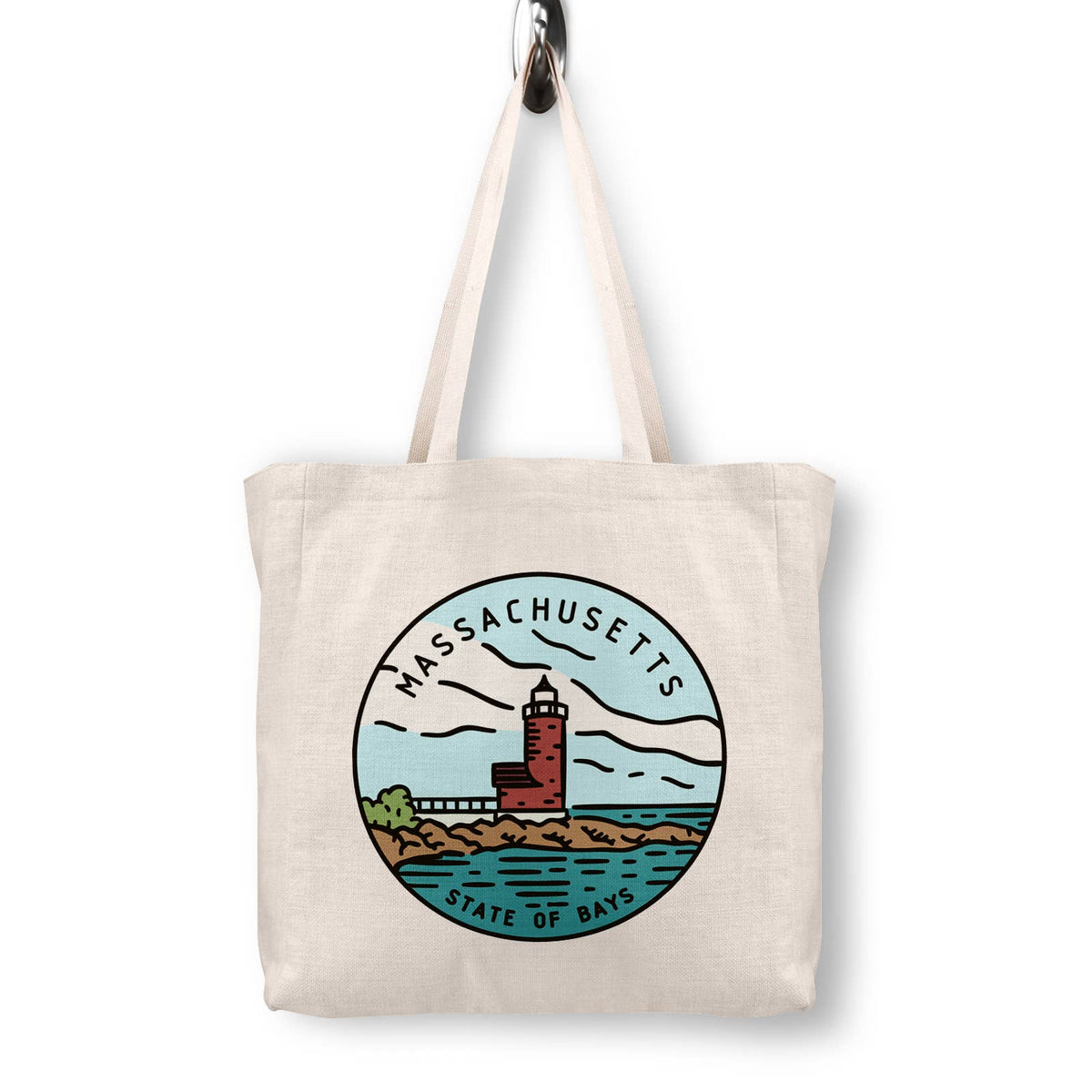 Massachusetts Canvas Tote Bag