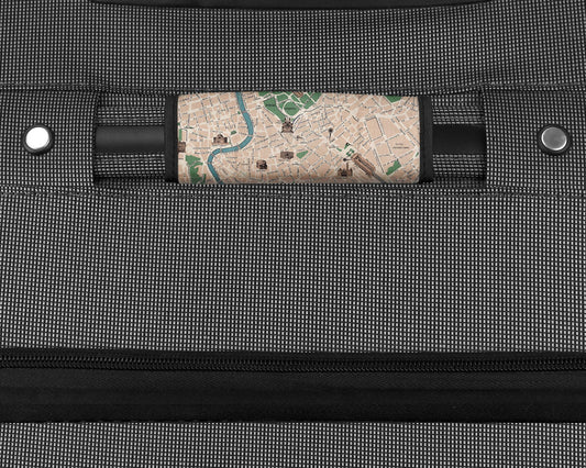 Rome Italy Map Suitcase Spotter Luggage Handle Wrap