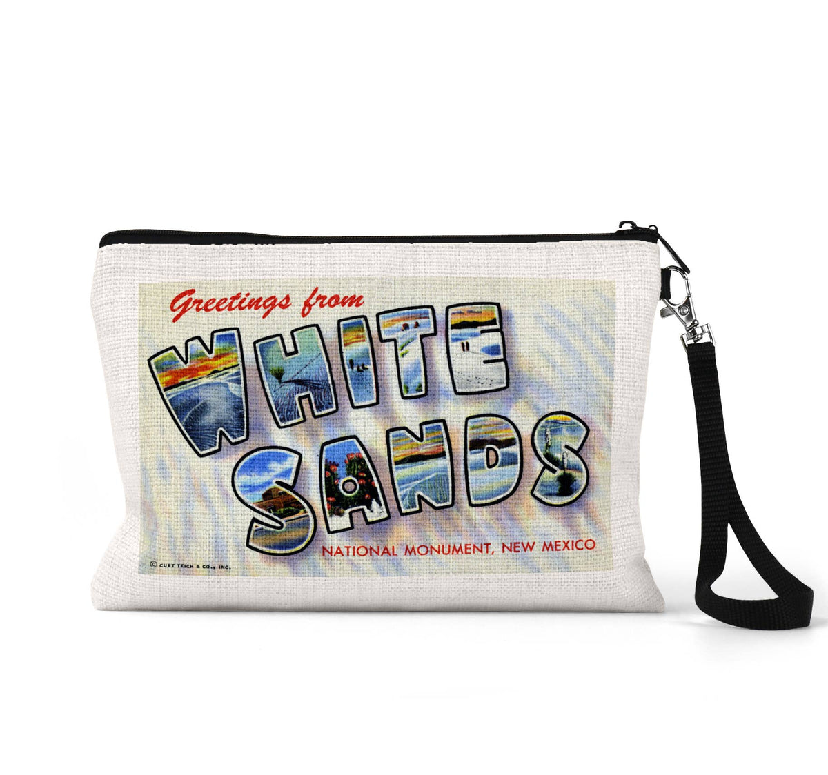 White Sands National Park New Mexico wristlet travel pouch