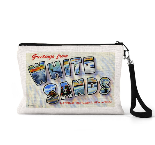 White Sands National Park New Mexico wristlet travel pouch