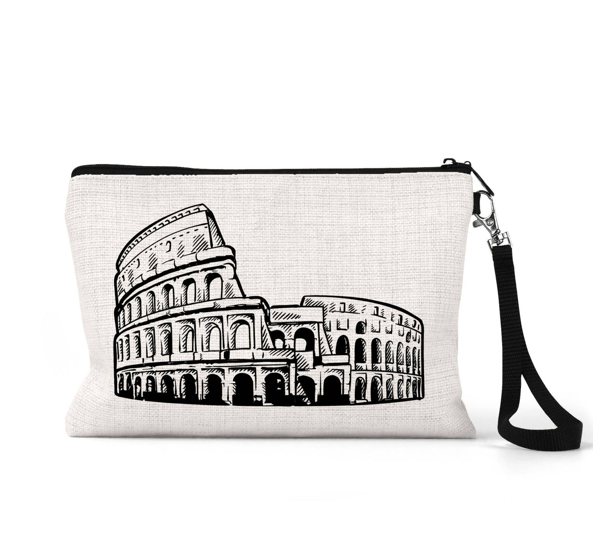 Rome Colosseum wristlet travel pouch