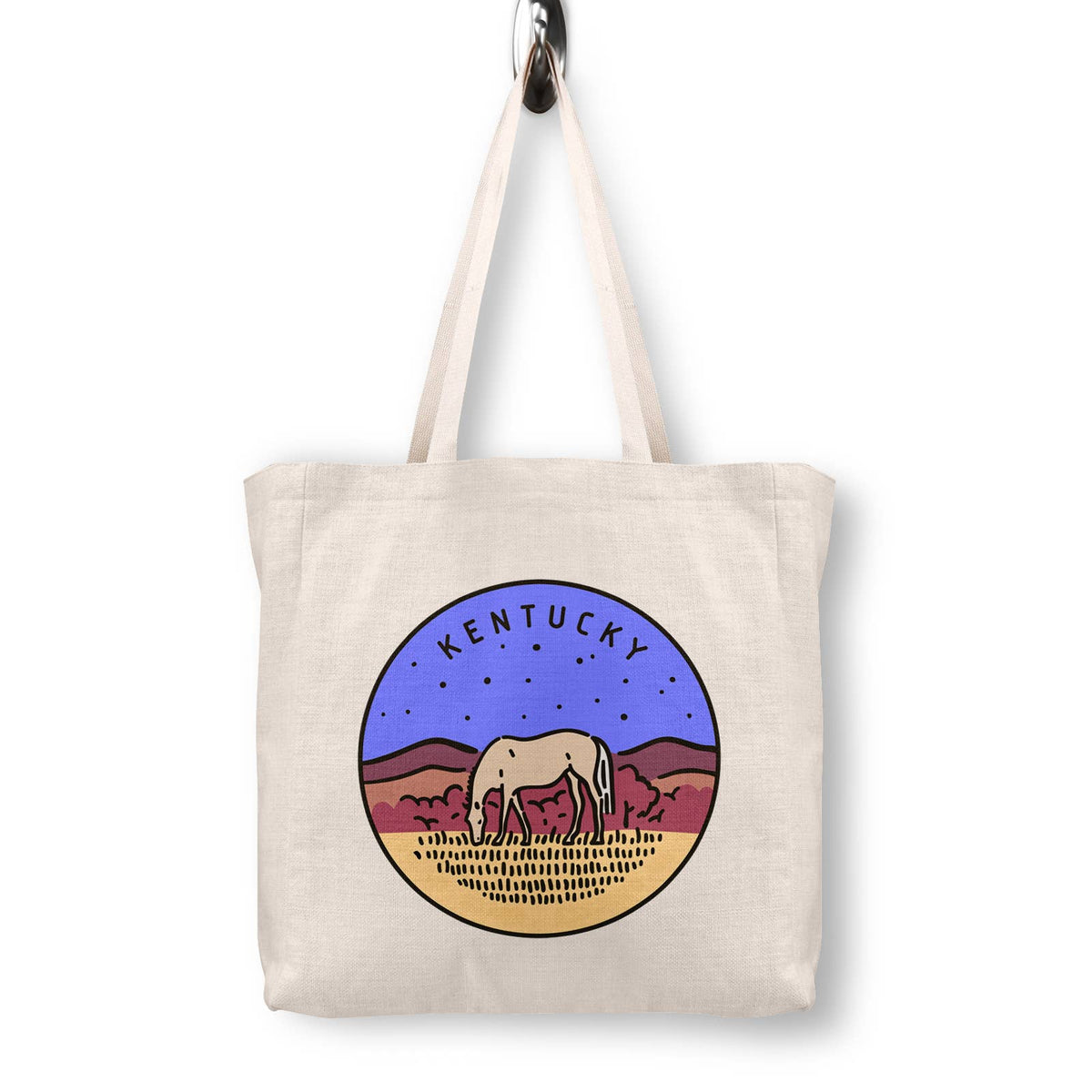 Kentucky Canvas Tote Bag