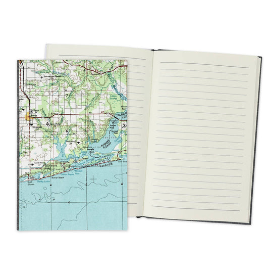 Orange Beach Gulf Shores Alabama Vintage Map Travel Journal