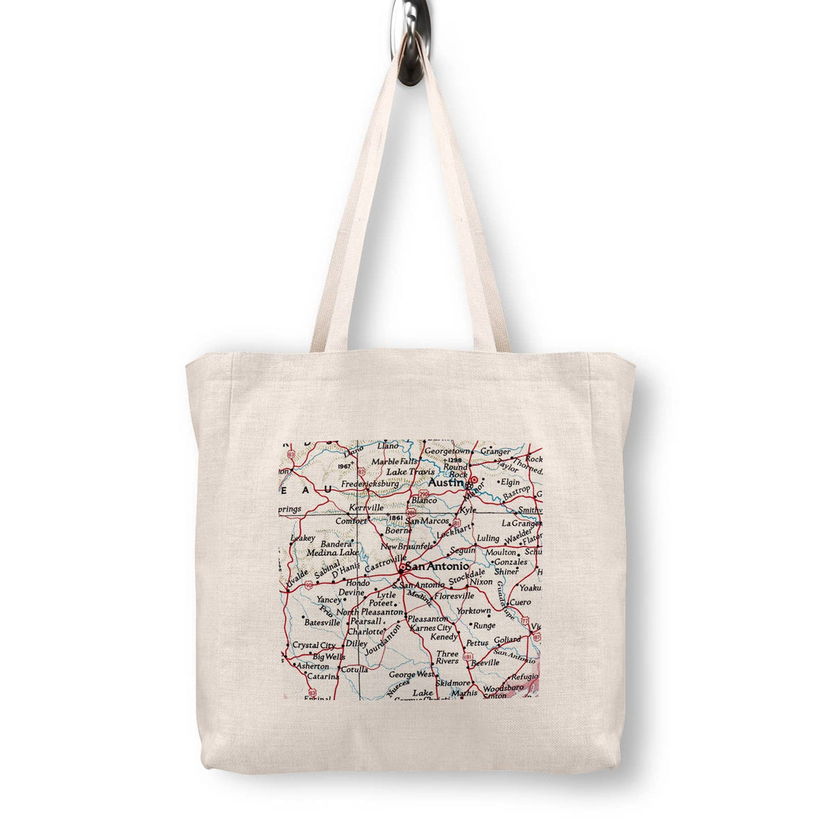 San Antonio Texas Canvas Tote Bag