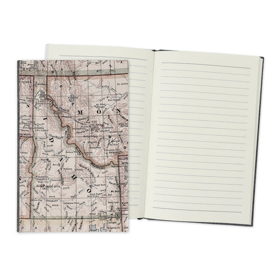 Idaho Vintage Map Travel Journal