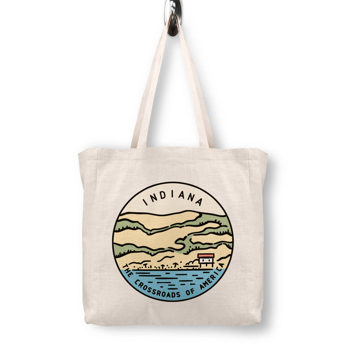 Indiana Canvas Tote Bag