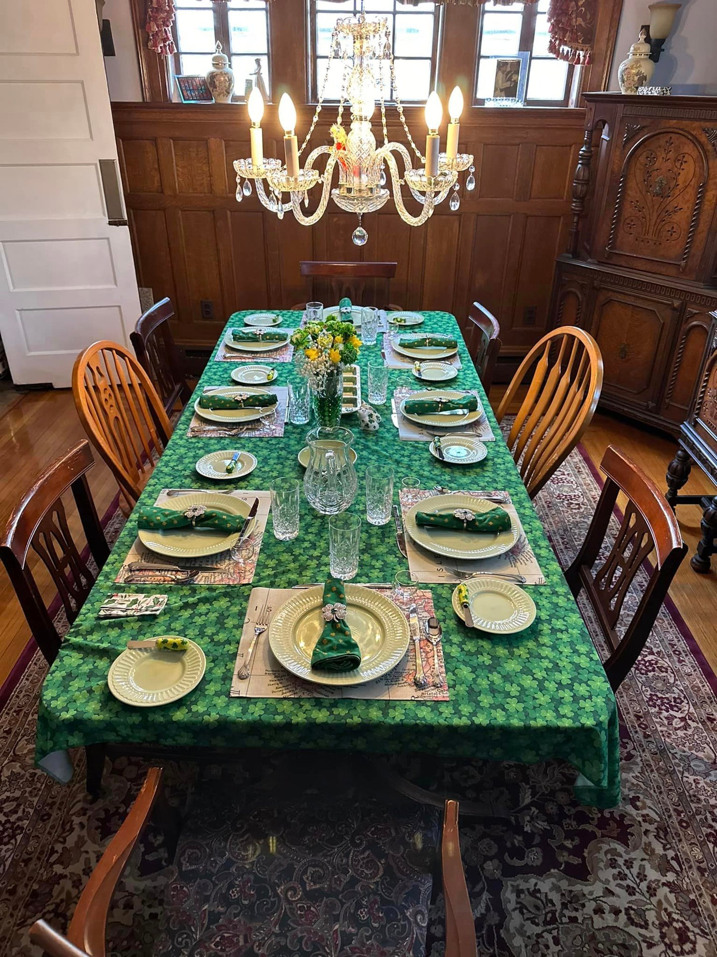 Custom Map Placemat Set | Personalized Location Placemats | Made to Order