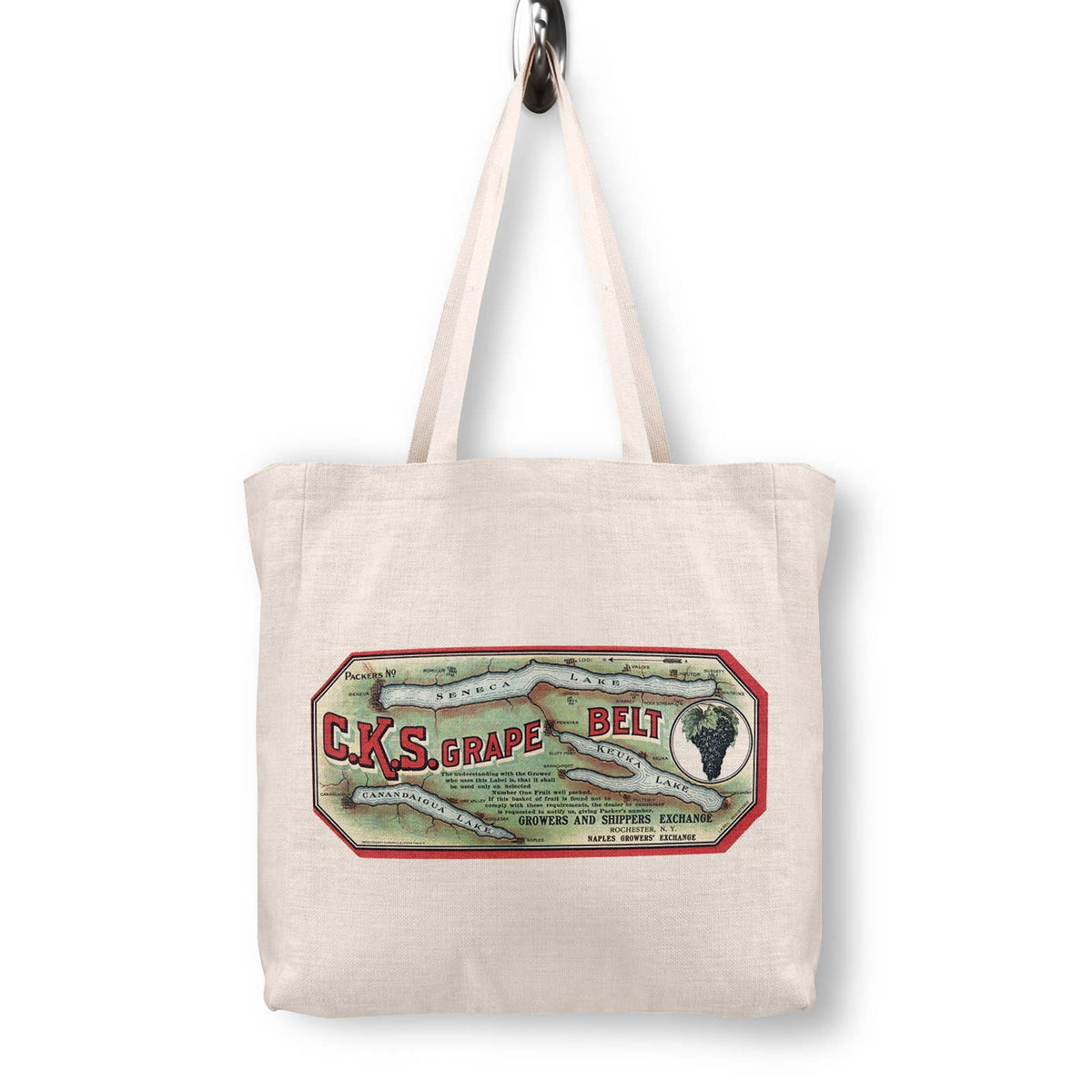 Keuka Lake Canandaigua Lake Seneca Lake New York Canvas Tote Bag