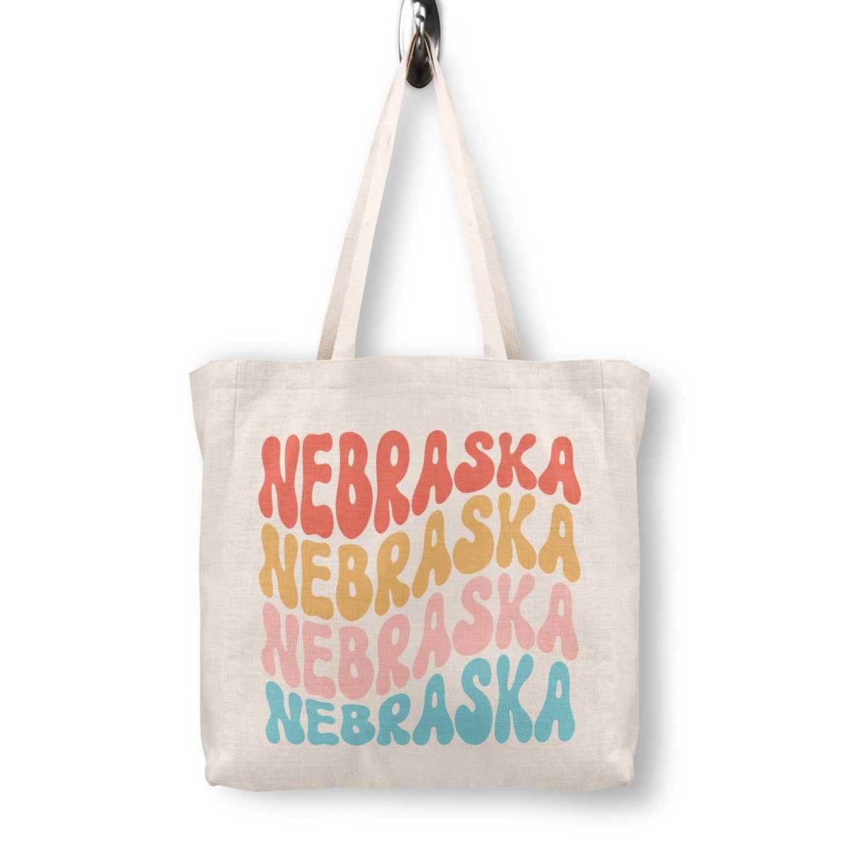 Nebraska Canvas Tote Bag