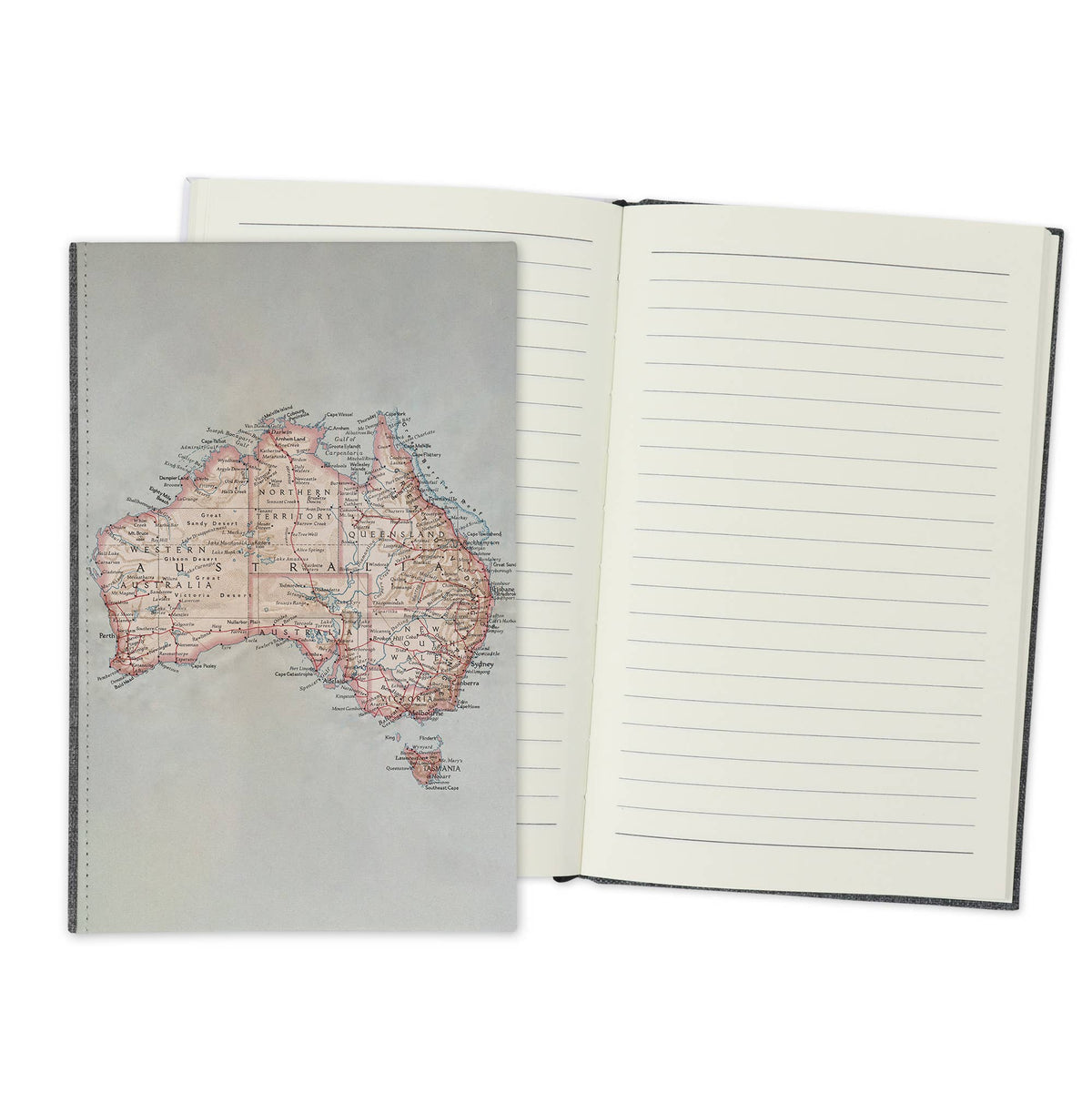 Australia Vintage Map Travel Journal