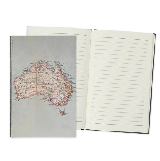 Australia Vintage Map Travel Journal