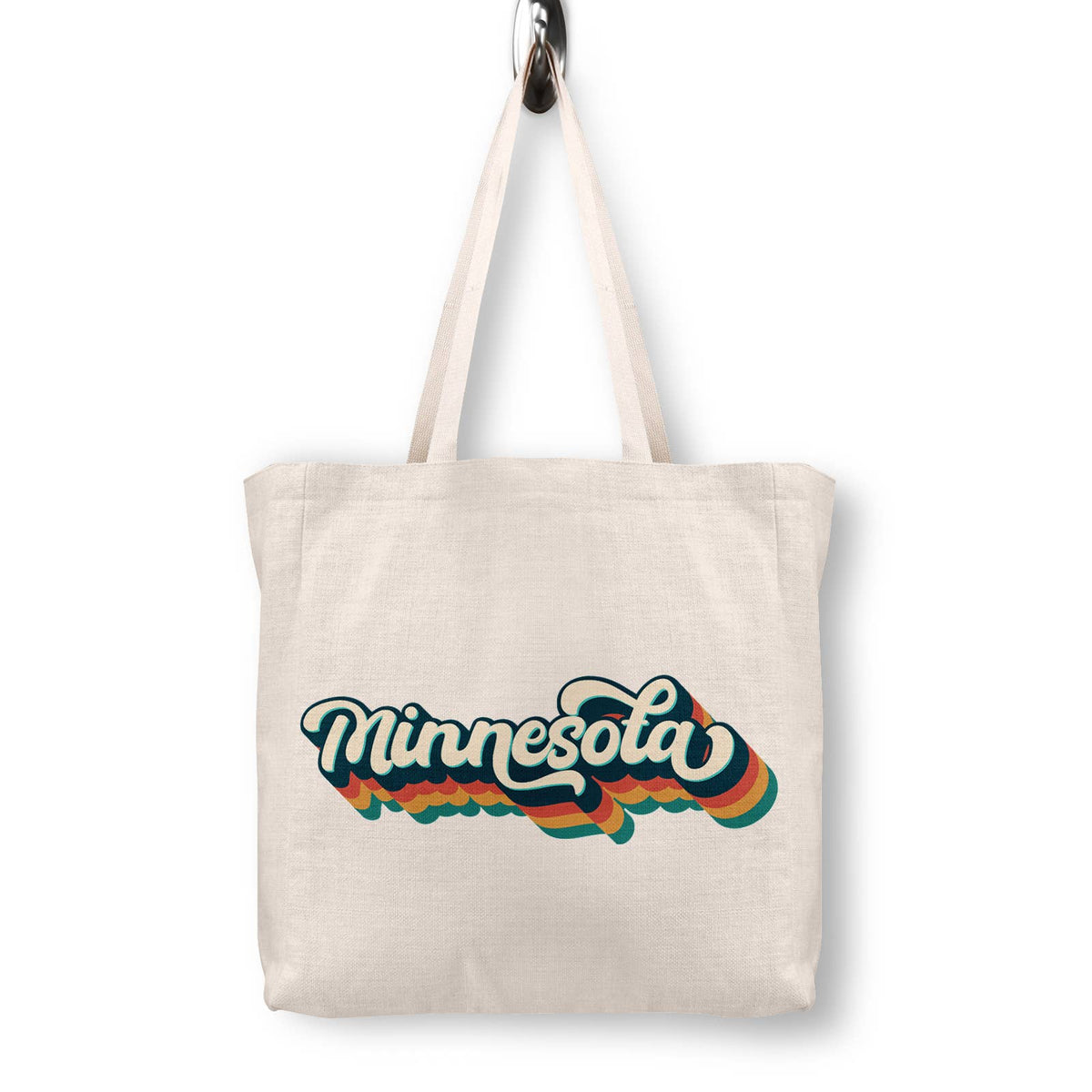 Retro Minnesota Canvas Tote Bag