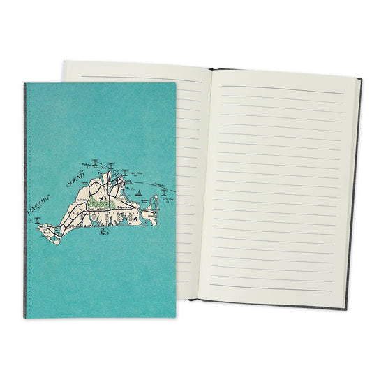 Martha's Vineyard Massachusetts Vintage Map Travel Journal