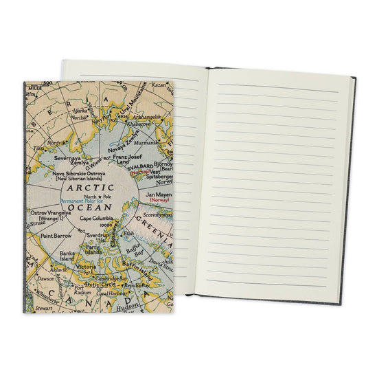 Arctic Cruise Vintage Map Travel Journal