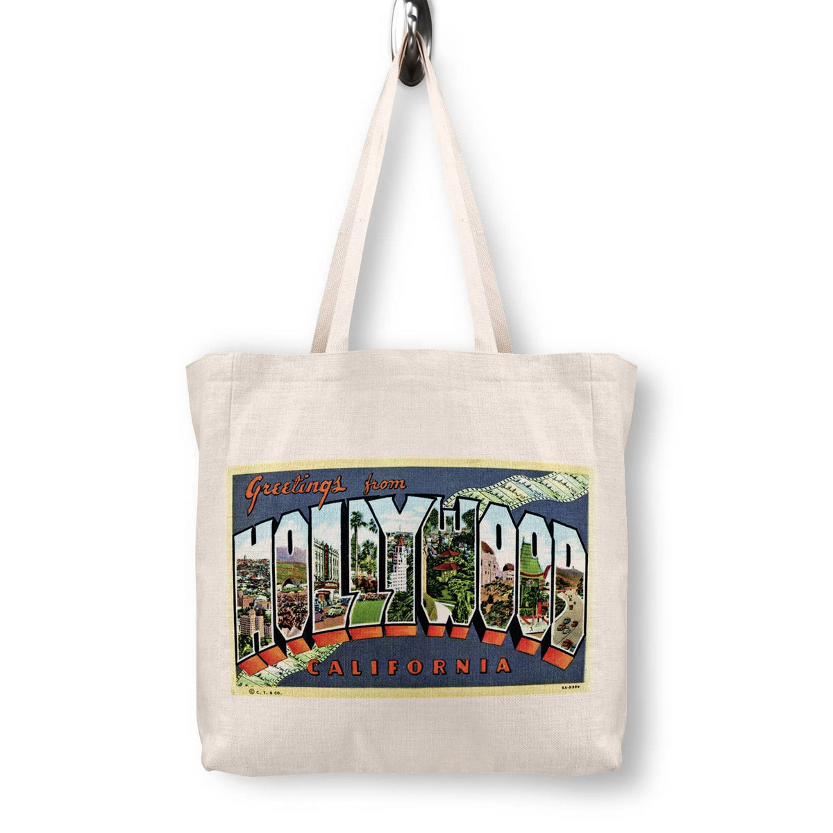 Hollywood California Canvas Tote Bag