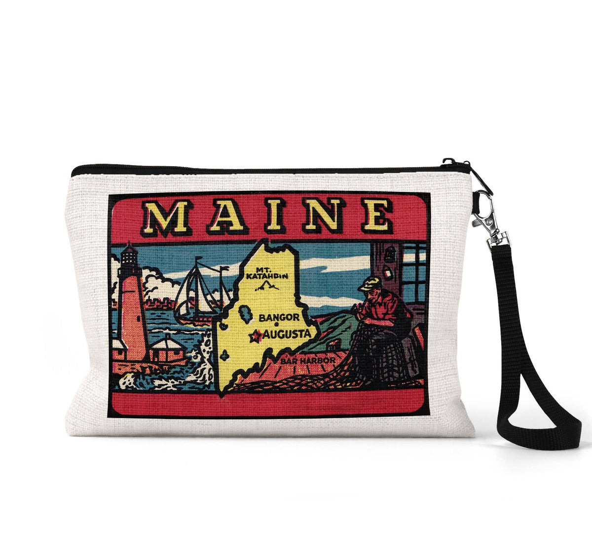Maine wristlet travel pouch
