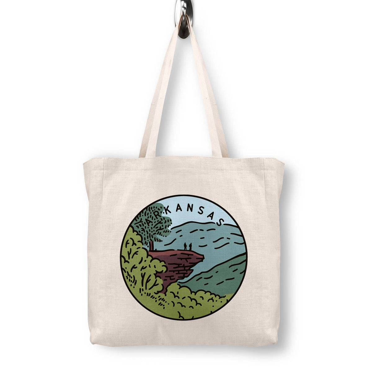Arkansas Canvas Tote Bag